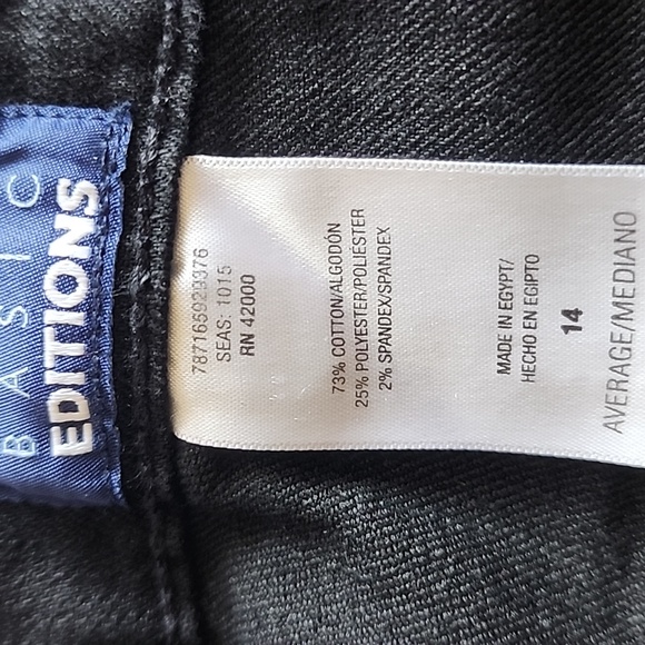 Basic Editions Black Boot cut Denim Jeans - Picture 5 of 5